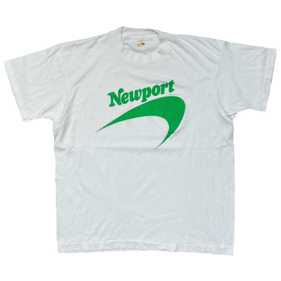 Newport GREEN TEXT LOGO SCREEN STARS XL 6909
