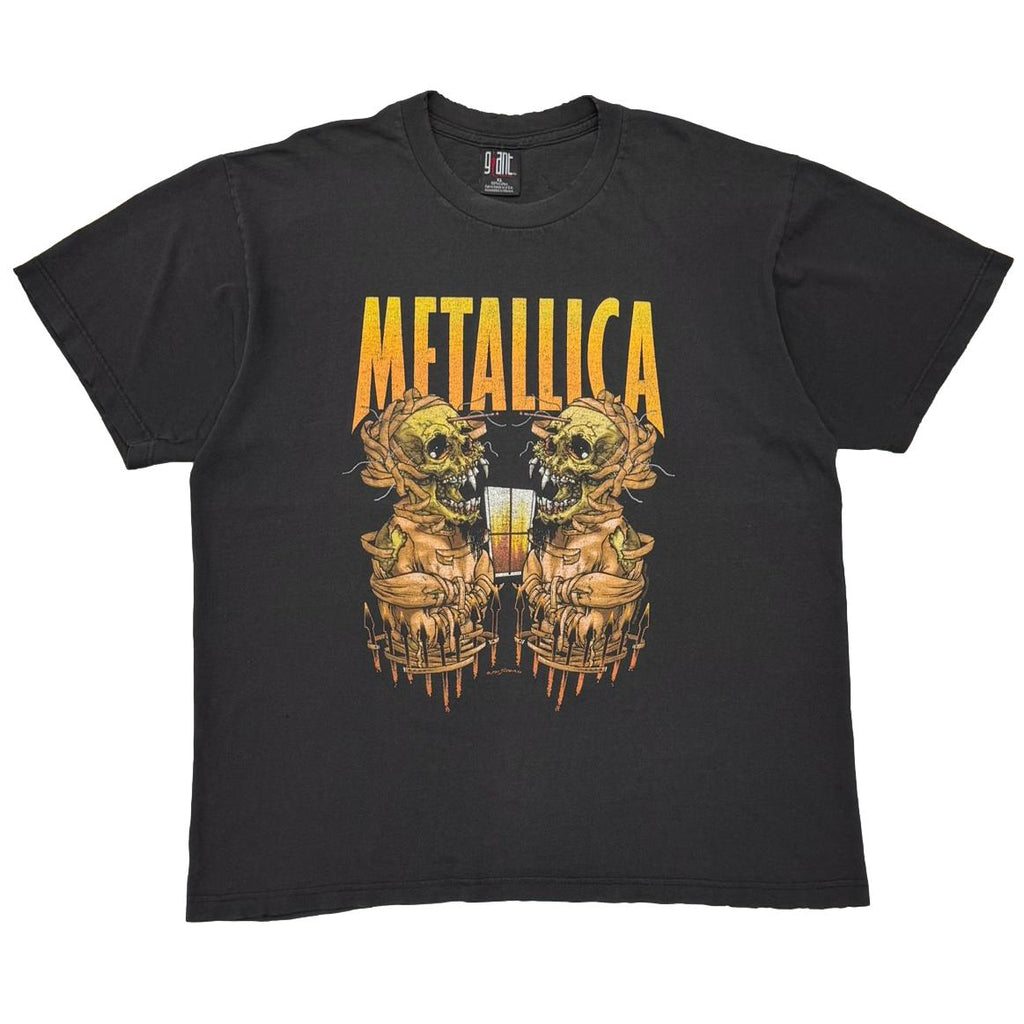 METALLICA PUSHEAD TOUR 2000 TWIN SKULL SUMMER SANITARIUM GIANT XL 5732