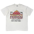 TIBETAN FREEDOM CONCERT 2 DAYS OF MUSIC FOR A FREE TIBET SUMMER 1996 WHITE FRUIT OF THE LOOM XL 8078
