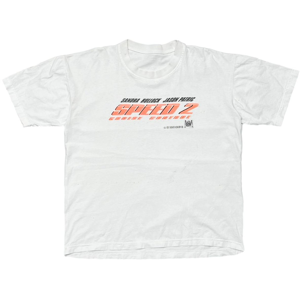 SPEED 2 CRUISE CONRTROL MOVIE PROMO 1997 WHITE FITS LARGE 3249