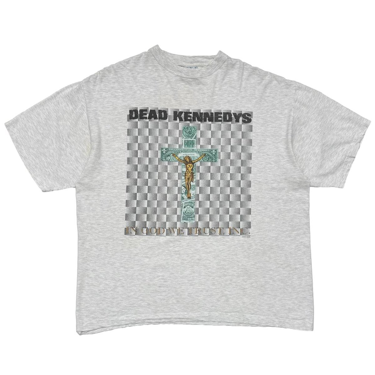 DEAD KENNEDYS IN GOD WE TRUST INC ASH GREY BLUE THUNDER XL 0299