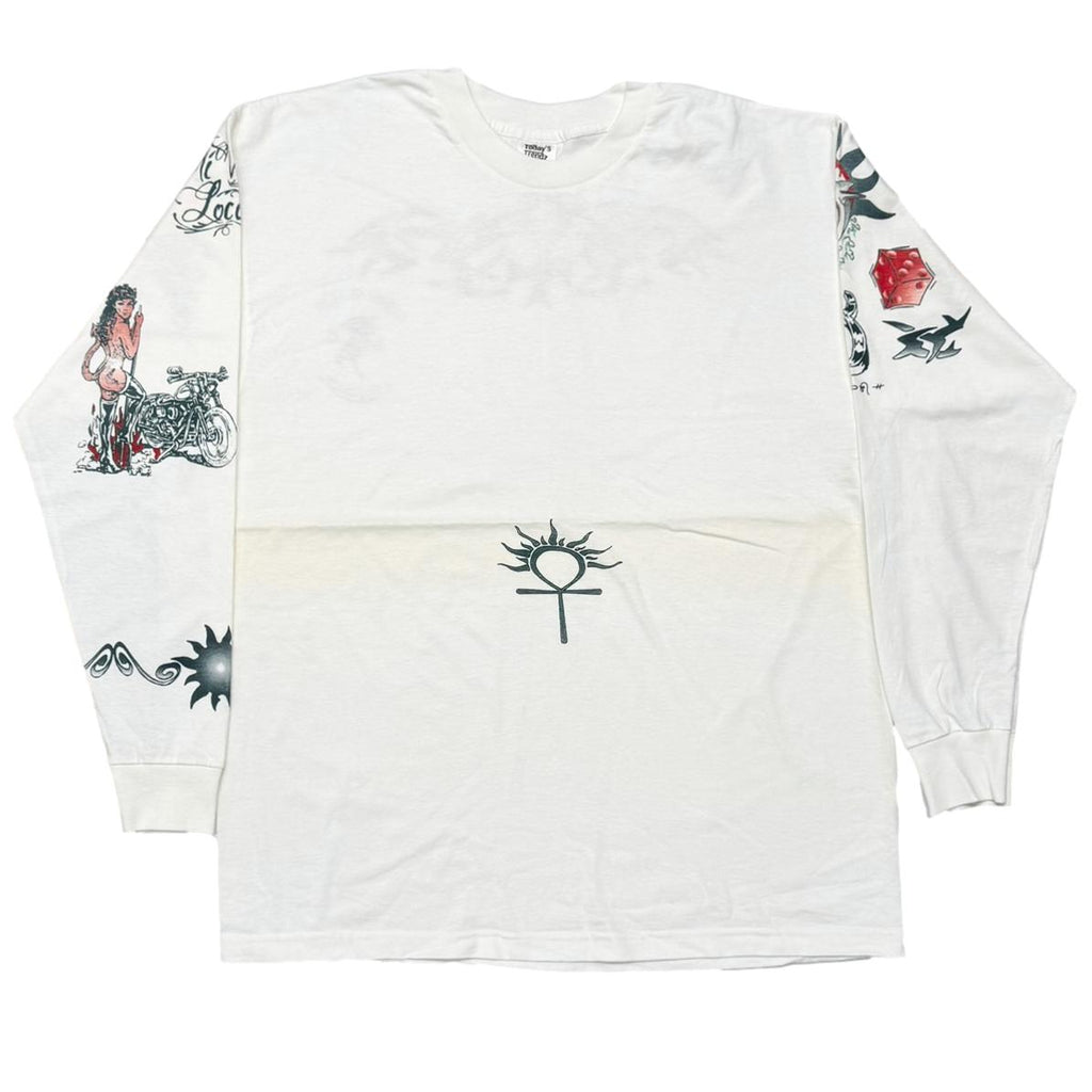 DENNIS RODMAN TATTOO LS WHITE XL 0467