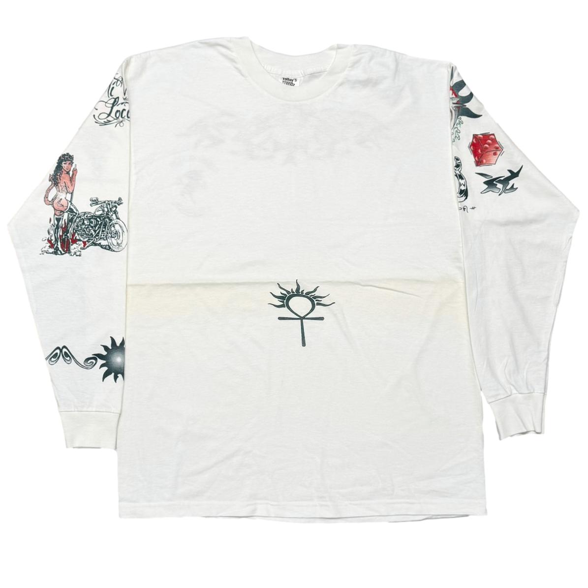 DENNIS RODMAN TATTOO LS WHITE XL 0467