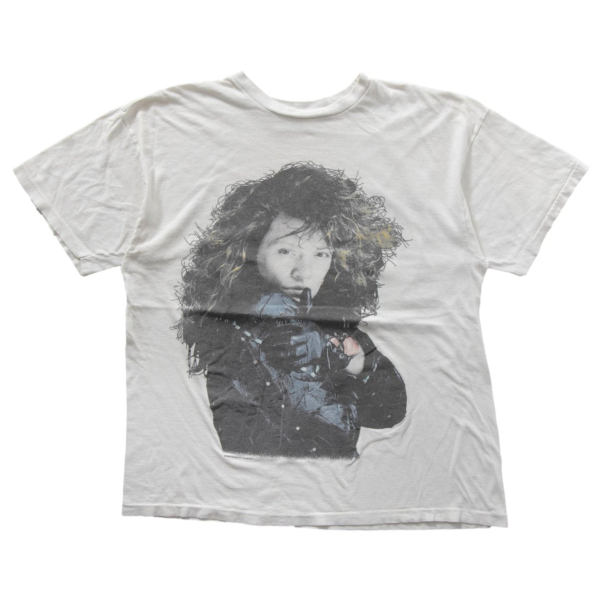 BON JOVI FRONT 1988 PORTRAIT WHITE FITS XL 9946