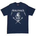 METALLICA 1993 METALLIFUKINCA BEEN THERE DONE NAVY GIANT BY TEEJAYS LARGE 5206