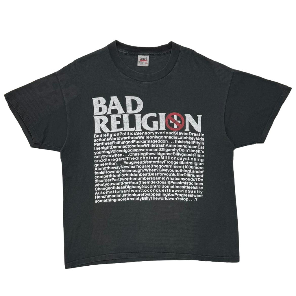 BAD RELIGION DOUBLE SIDE TEXT ANVIL XL 7067