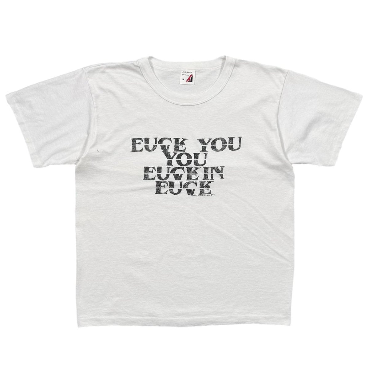 greatLAnd fuck love shirt / new vintage MEDIUM 6041