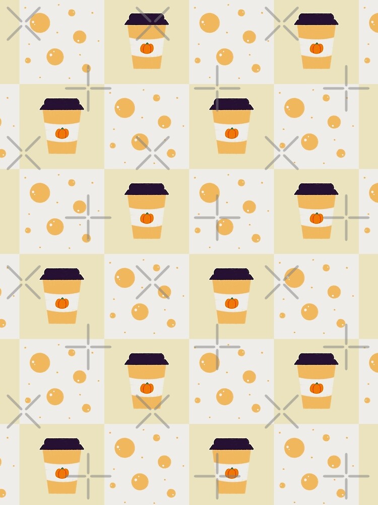 Pumpkin Spice Latte Pattern by Soph's Studio