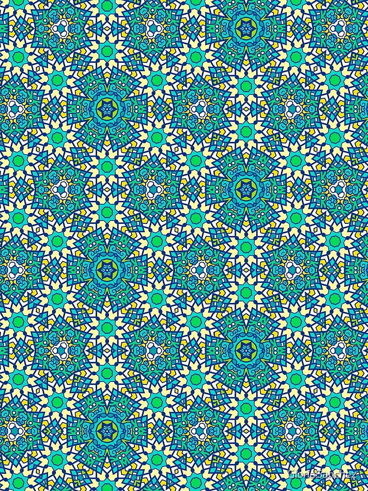 GREEN ABSTRACT PATTERN by GloriaSanchez