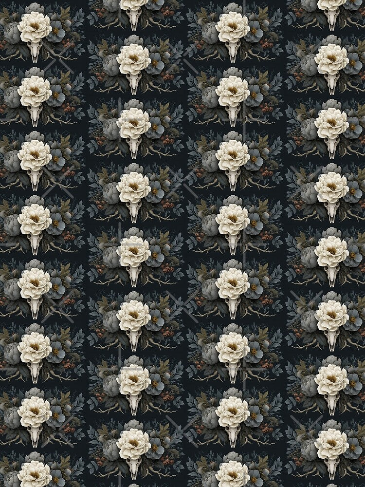 Gorgeous dark Academia White Peony by scicilysimonee