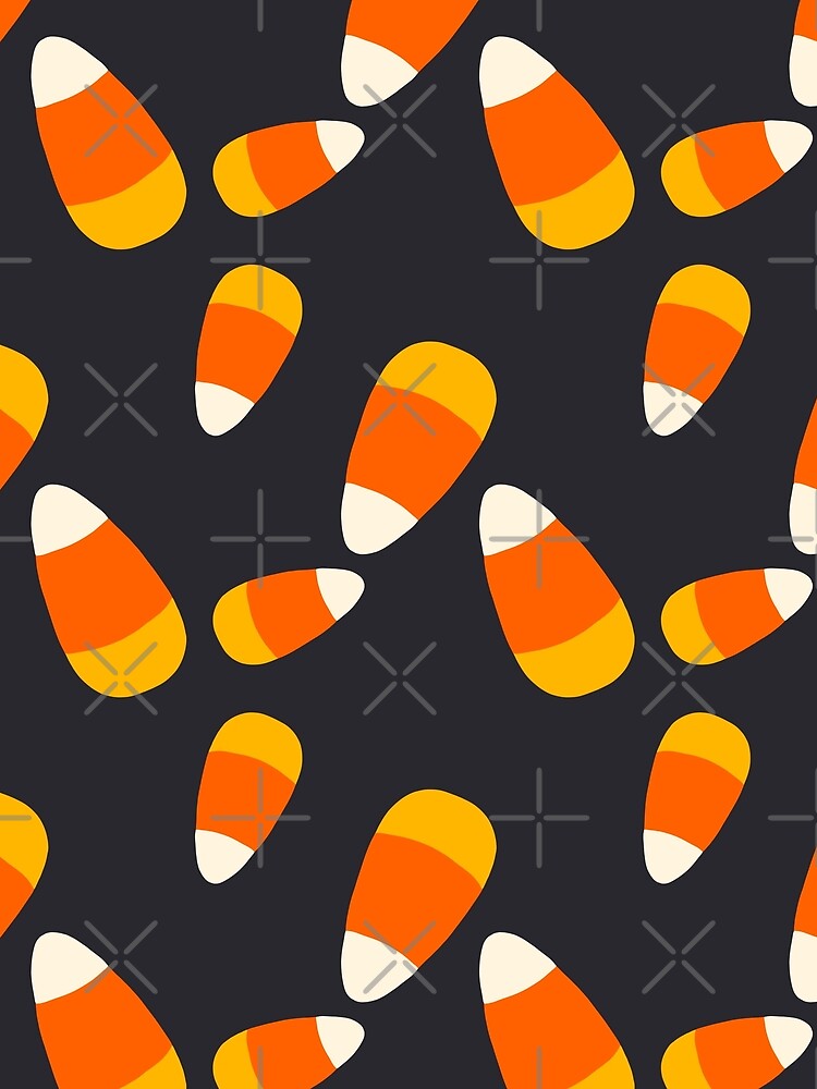 Candy Corn Pattern by Charcoalart