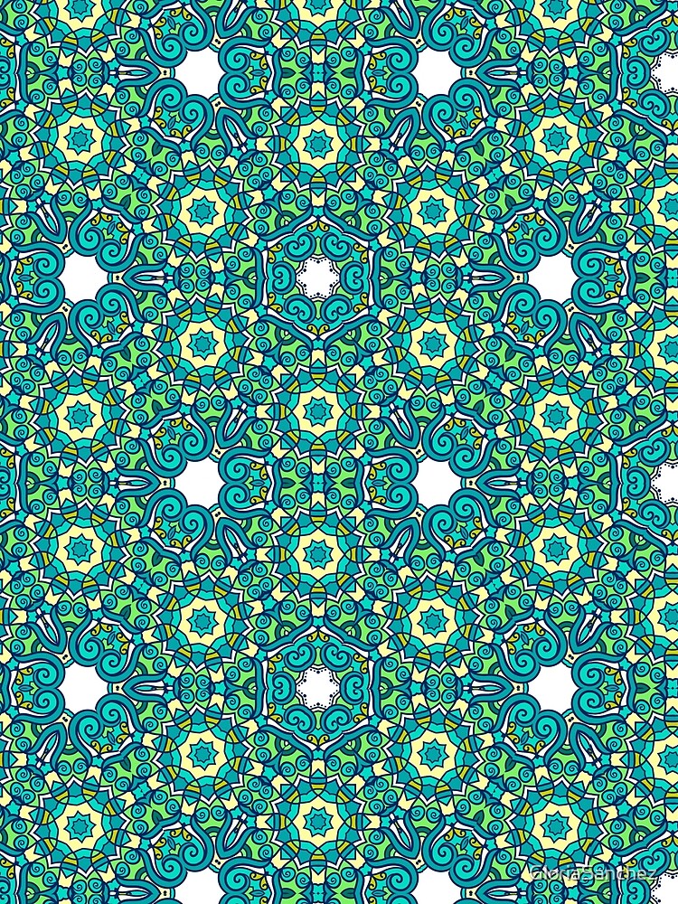 ABSTRACT FLORAL PATTERN by GloriaSanchez