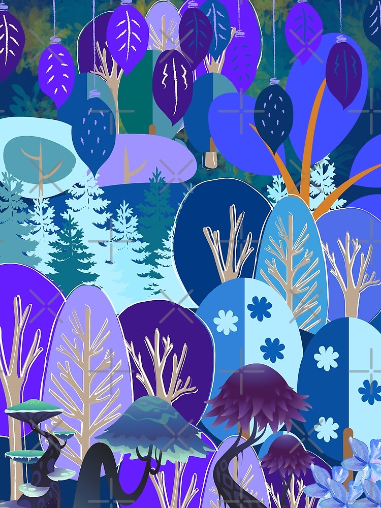 Dark Night Rain Forest by Oorviart