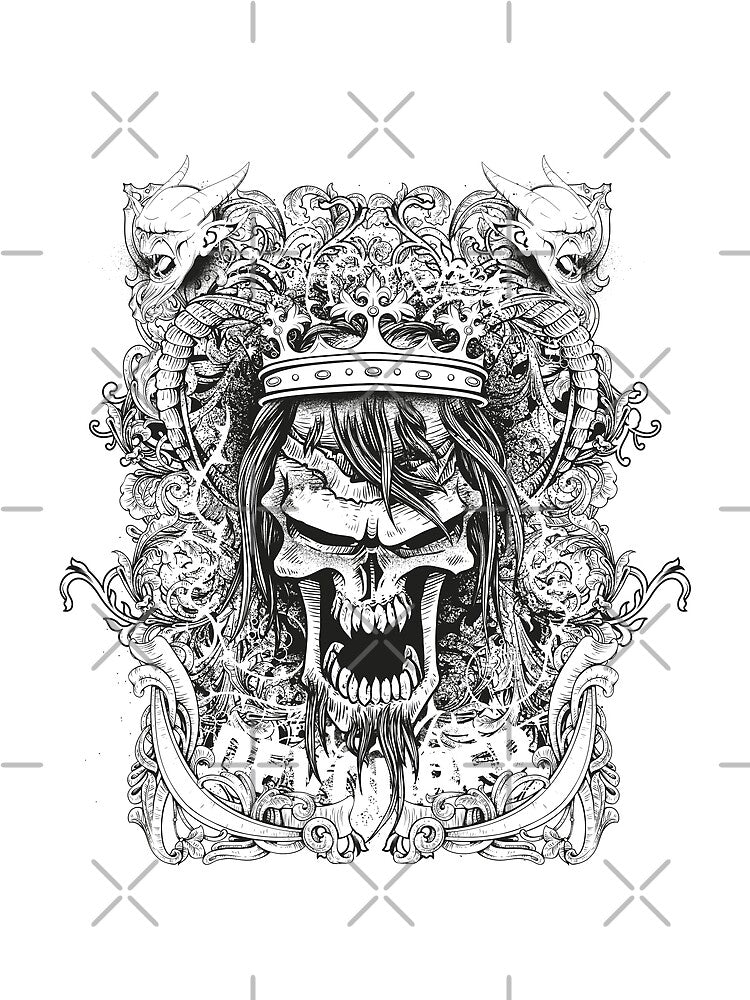 Sweat  Devourer  noir Unisexe Sugar Skull Black adulte by GEEKANIS