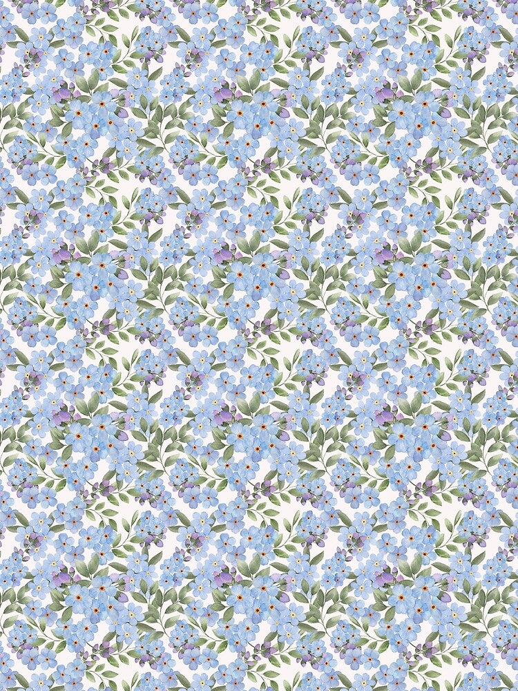 Blue meadow flowers by MagicAtlasArt