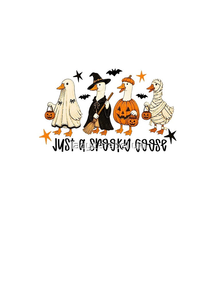 Just A Spooky Goose by ladycerebellum