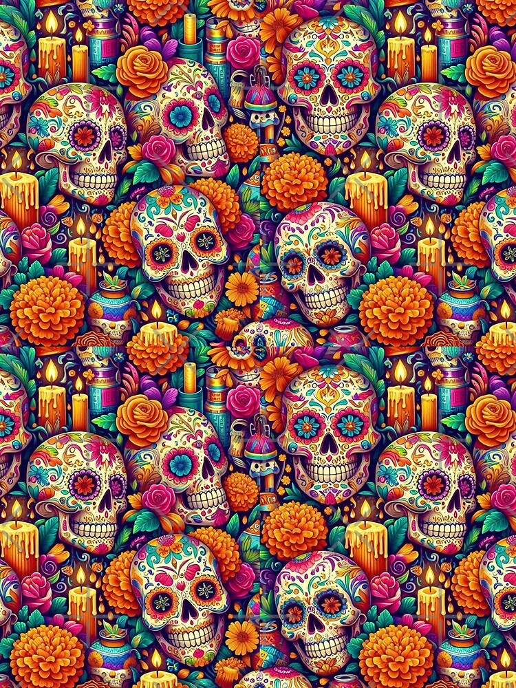 Day of the Dead (Día de los Muertos) by Myra365Art