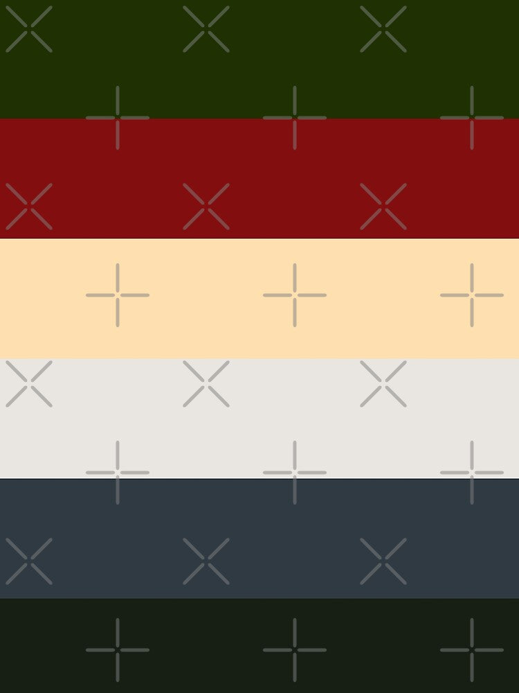 Retro Style Christmas Color Descending Striped Lines by thecooltable