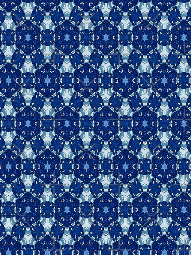 Asanoha Japanese pattern Modern Abstract No3 by dreamofdenim