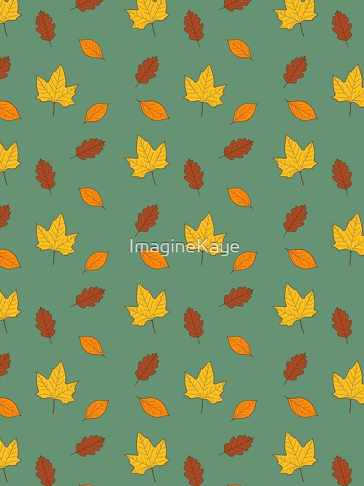 fall leaves pattern by ImagineKaye