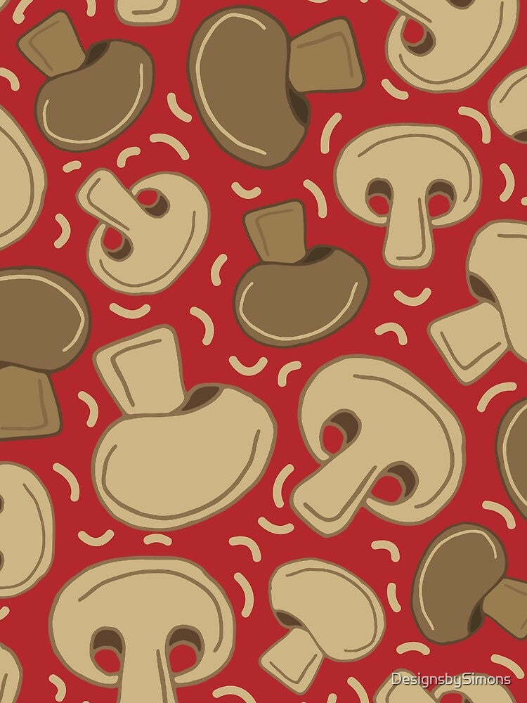 Mushroom seamless pattern by DesignsbySimons