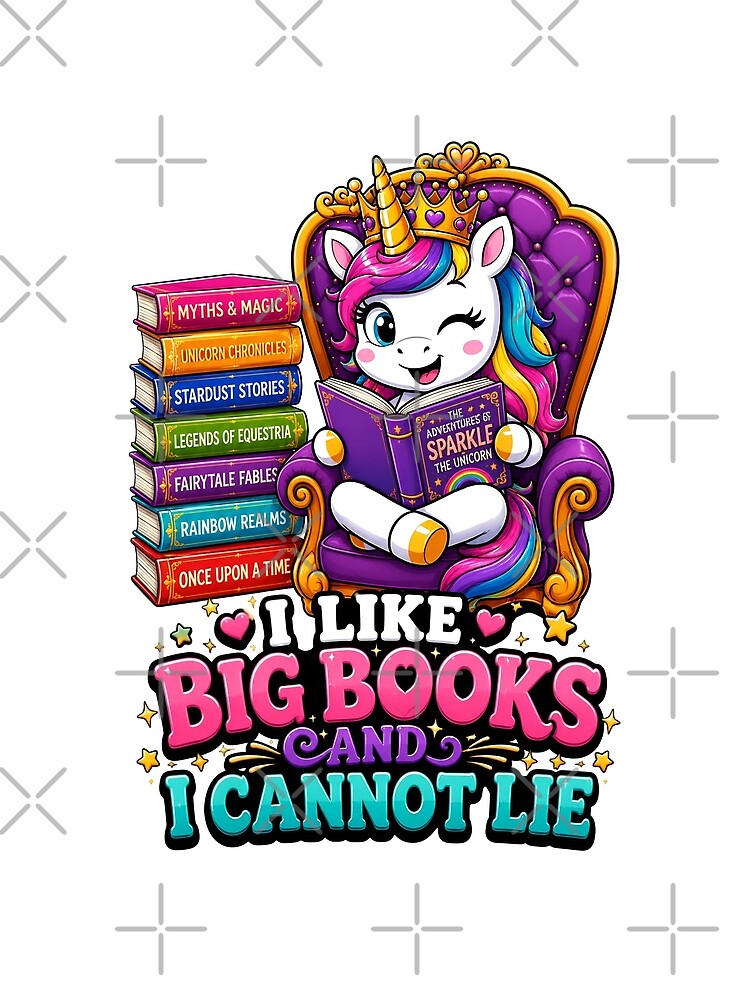 ​I Like Big Books And I Cannot Lie Unicorn Reade by Sovereign Supply Co.