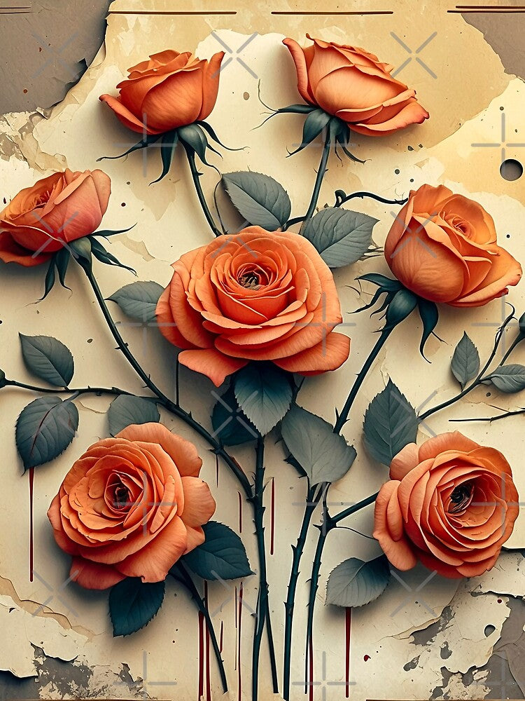 Vintage Roses 1 by CircuitScream