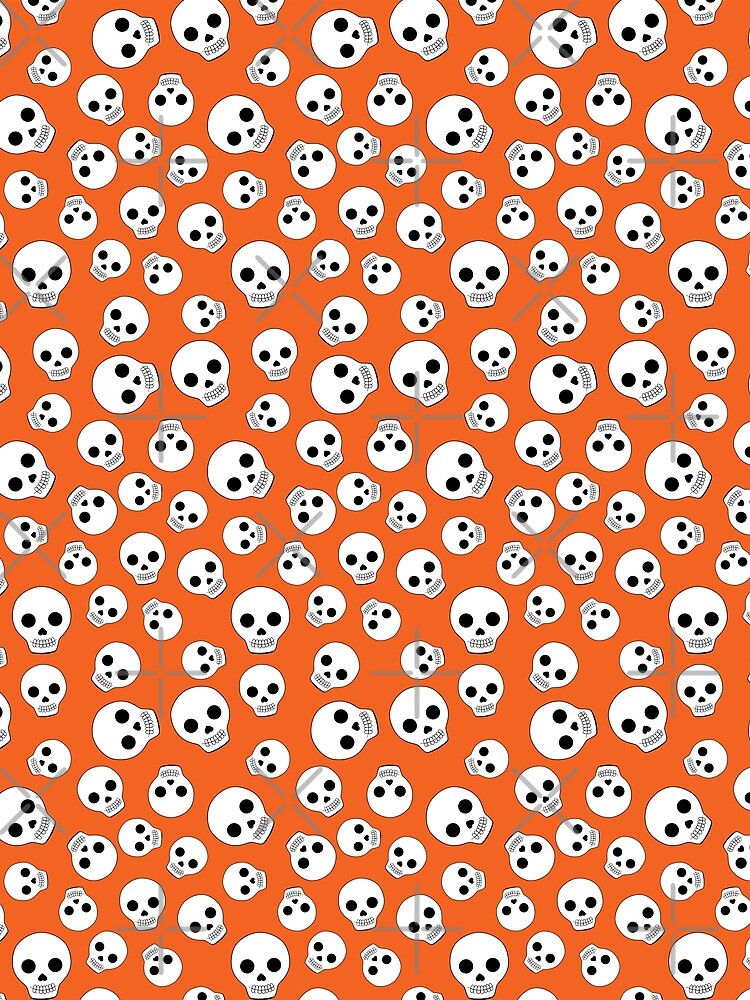 Skulls Pattern, Halloween Scary Skull, Dia de Muertos, Day of the Dead Print by bestggraphico