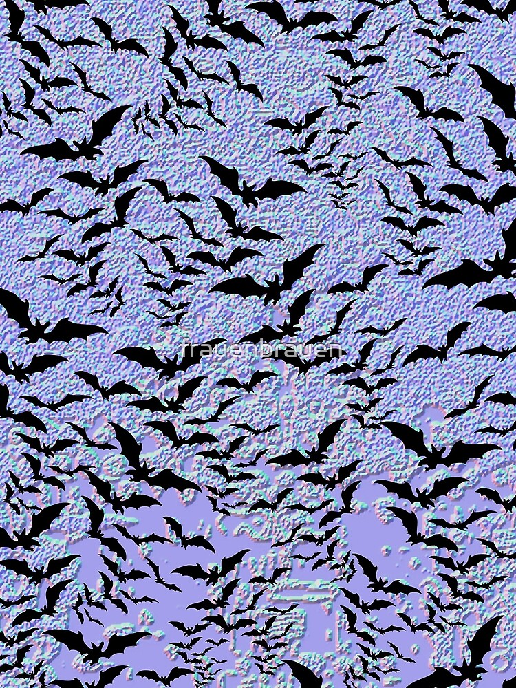 bats pastel goth aesthetic by frauenbrauen