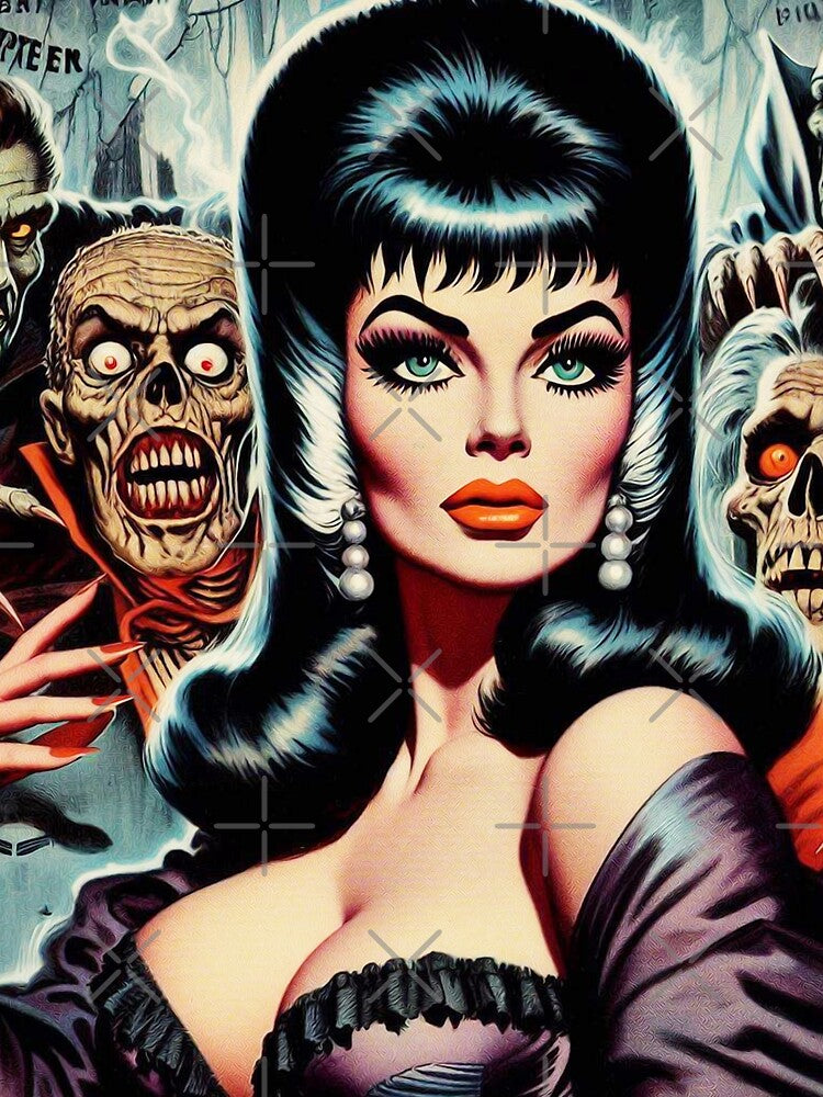 Vintage Horror Girl by PulpVintage