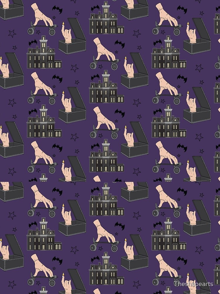 Gothic Halloween Pattern by Theshapearts