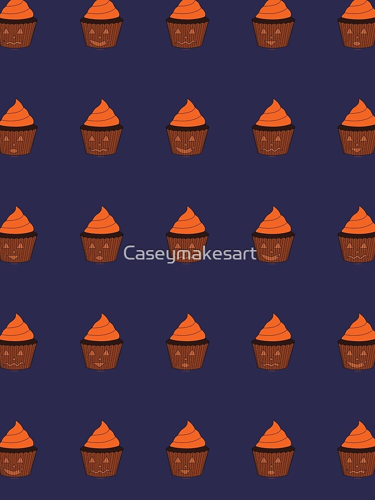 Jack-O-Lantern Cupcake Pattern by Caseymakesart