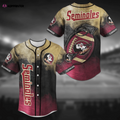 Florida State Seminoles NCAA Baseball Jersey Shirt with Unique Grenade Design - Aopprinter