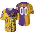 23 King James Los Angeles Lakers Nba Western Coference Personalized Baseball Jersey Nba Gift For Fan