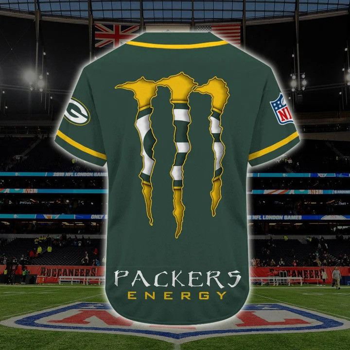 Green Bay Packers Personalized Baseball Jersey Fan Gifts - lylyprint.com