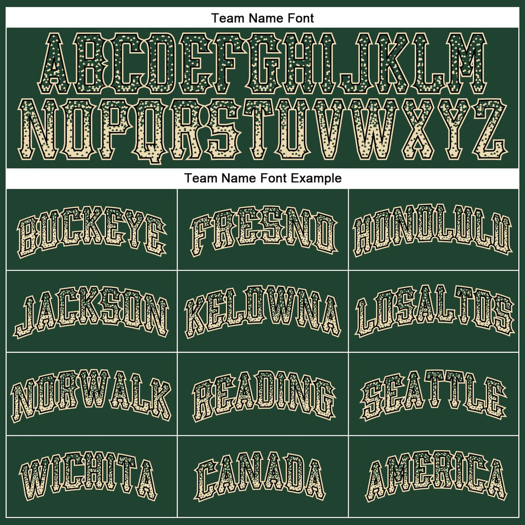 Custom Green Cream-Black Authentic Drift Fashion Baseball Jersey