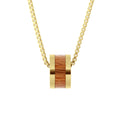 Gum Burl Classic Barrel - Yellow Gold