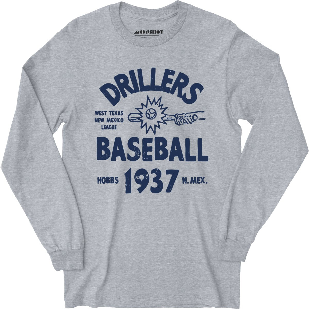 Hobbs Drillers - New Mexico - Vintage Defunct Baseball Teams - Long Sleeve