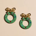 Holiday Wreath Earrings
