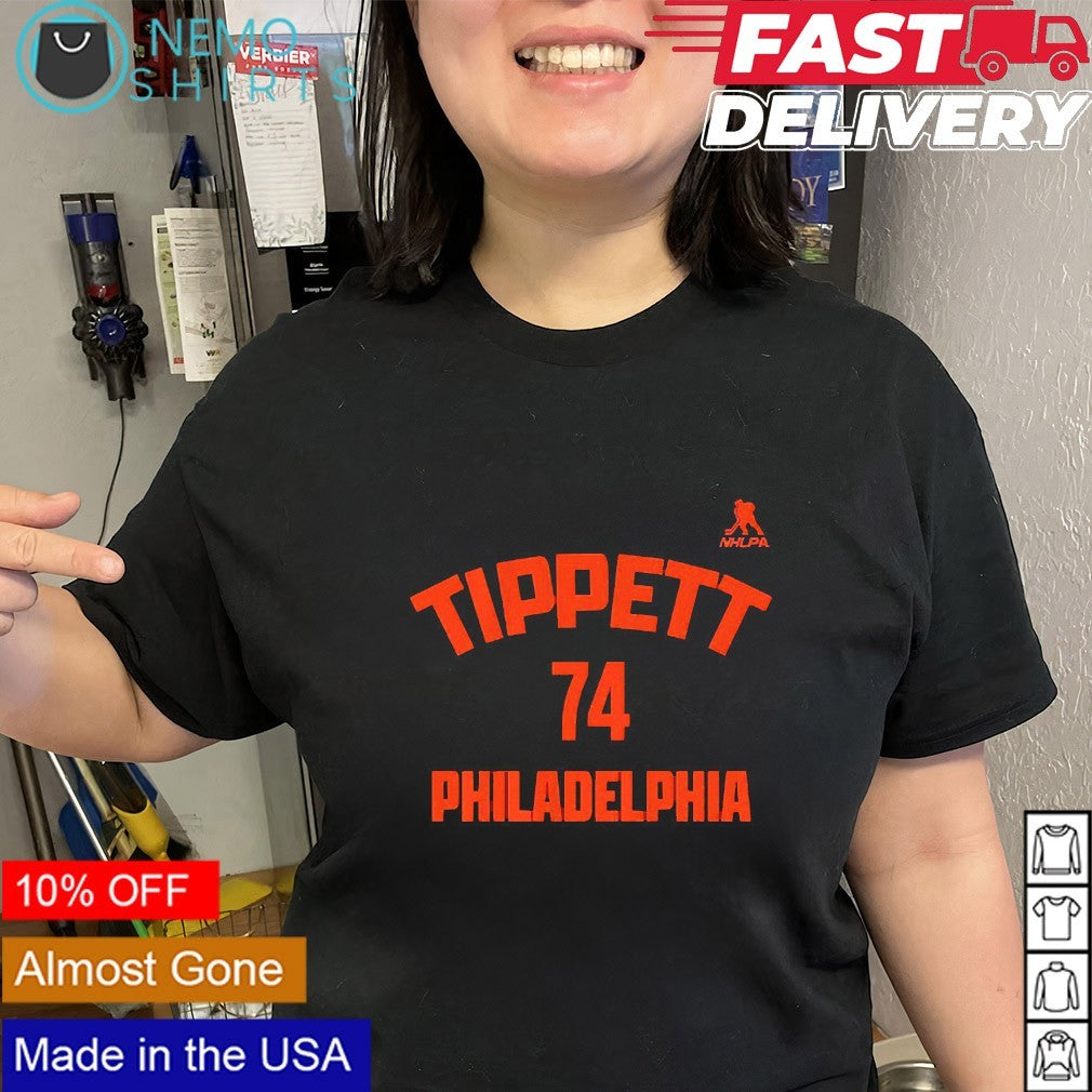 Owen Tippett 74 Philadelphia Flyers name and number shirt