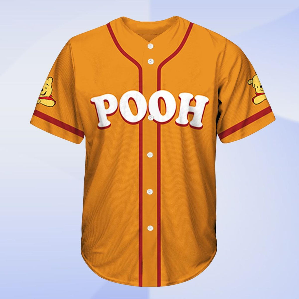 Funny Pooh Don't Care Baseball Jersey Shirt, Weed Leaf Drunk Bear Jersey, Beer Drinking Shirt Gift for Him or Her, Pooh Baseball Kids