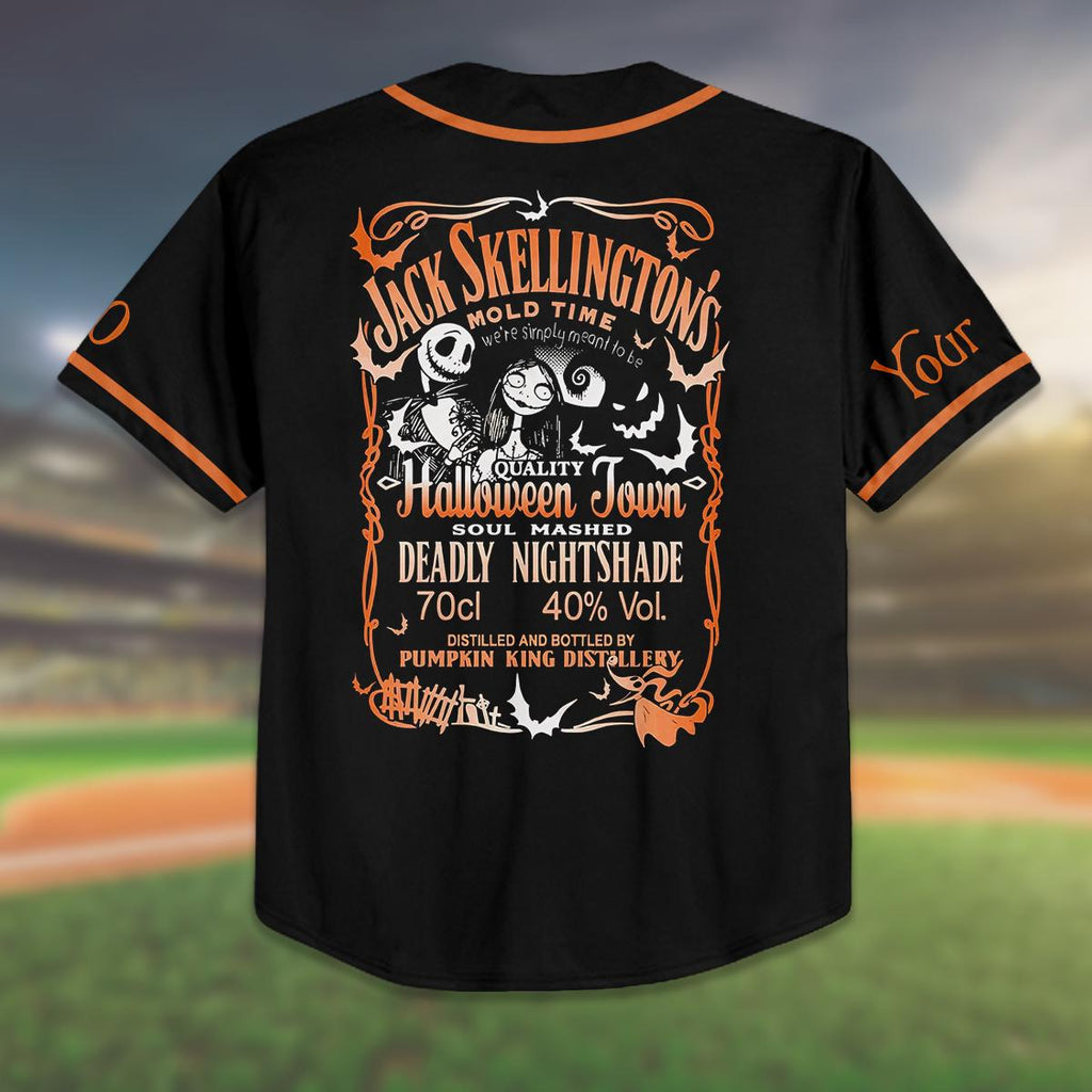 Custom Birthday Baseball Jersey, Nightmare Friends Shirt, Halloween Birthday Outfit, Kid/Adult Personalized Name Number Jersey