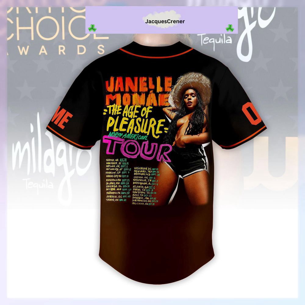 Janelle Monae Jersey, The Age Of Pleasure Baseball Jersey - lylyprint.com