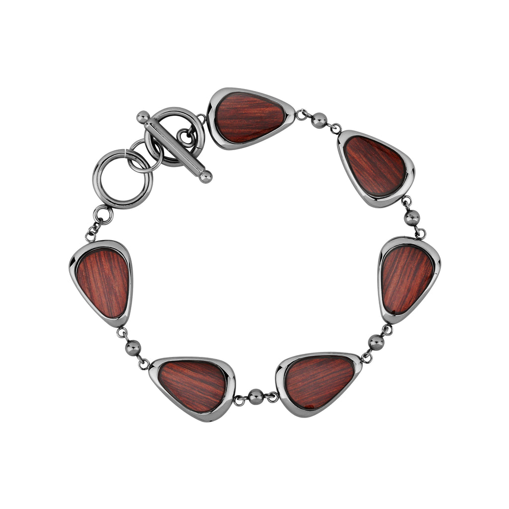 Jarrah Drop Bracelet - Gunmetal