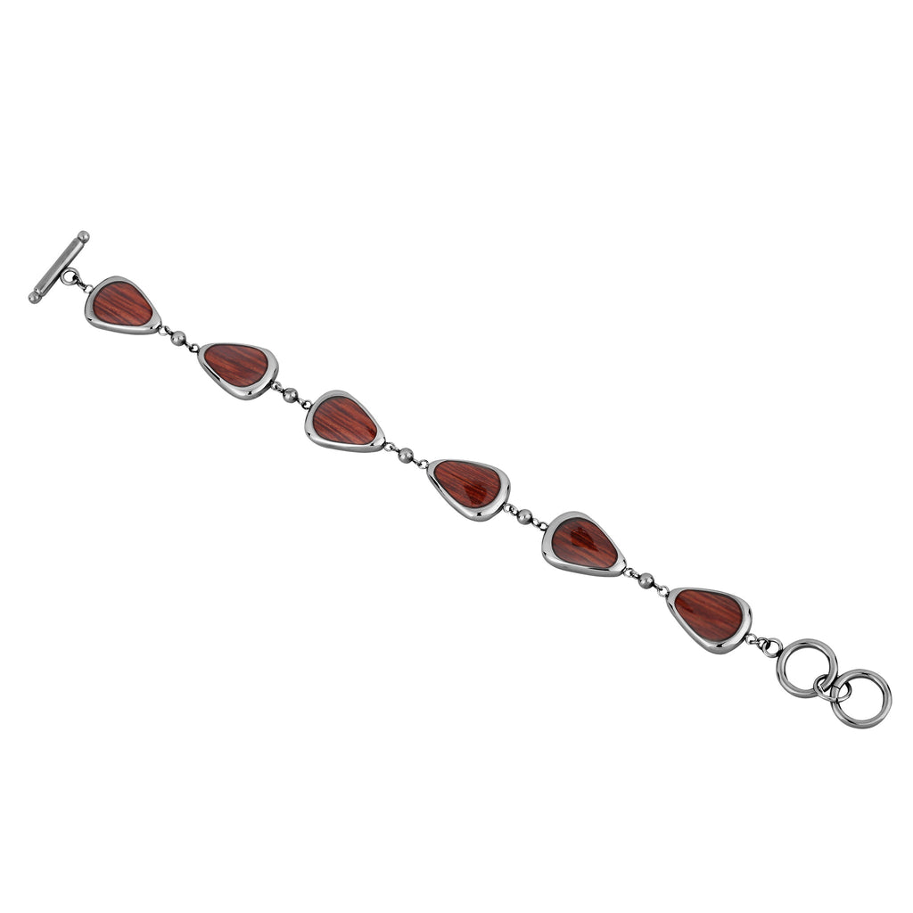 Jarrah Drop Bracelet - Gunmetal