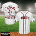 Jesus - The Cross God's Love Baseball Jersey - Aopprinter