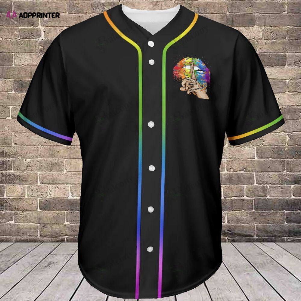 Love is Love Baseball Jersey 301: LGBT Baseball Tee for All-Inclusive Fans - Aopprinter