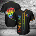 Love is Love LGBT Baseball Jersey - Stylish Baseball Tee for All Genders - Aopprinter