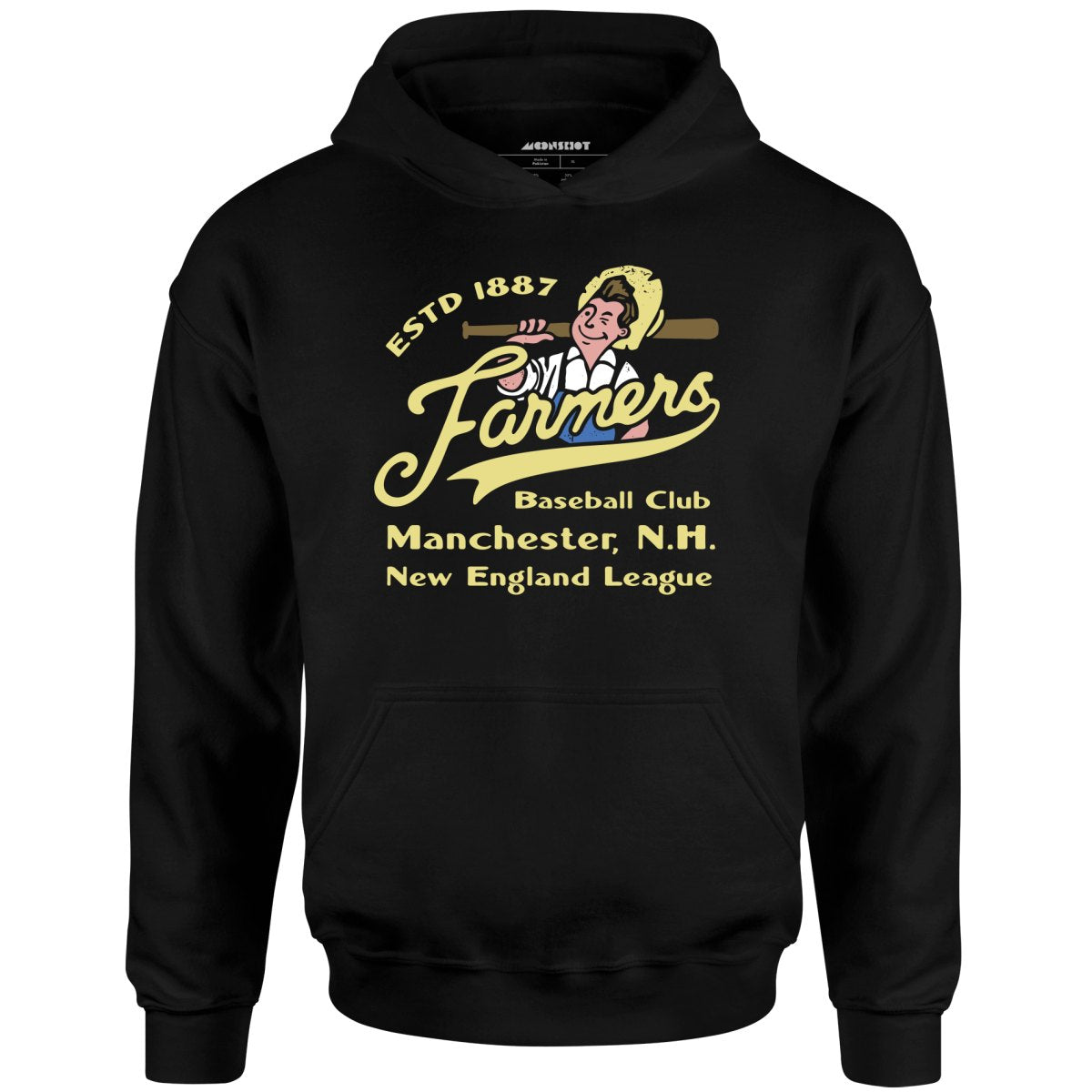 Manchester Farmers - New Hampshire - Vintage Defunct Baseball Teams - Unisex