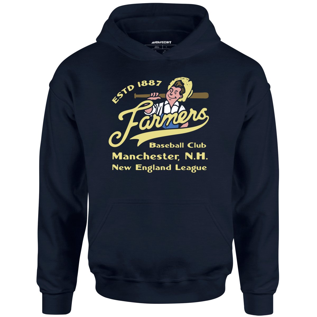 Manchester Farmers - New Hampshire - Vintage Defunct Baseball Teams - Unisex